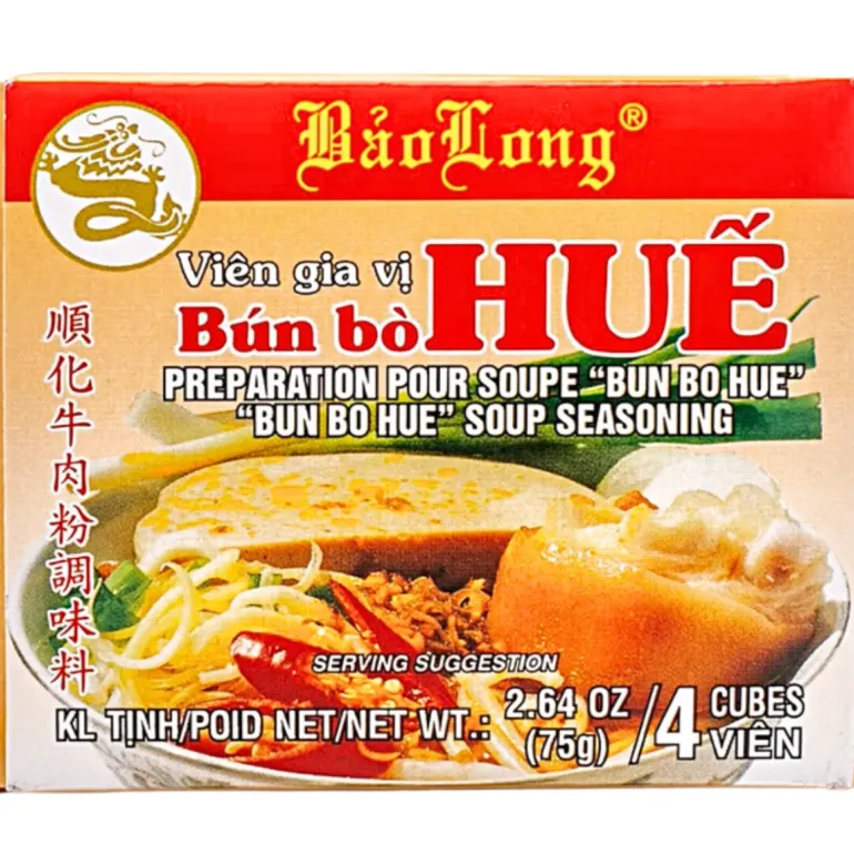 Buljongtärning Vietnamesisk Bun Bo Hue 75g Bao Long