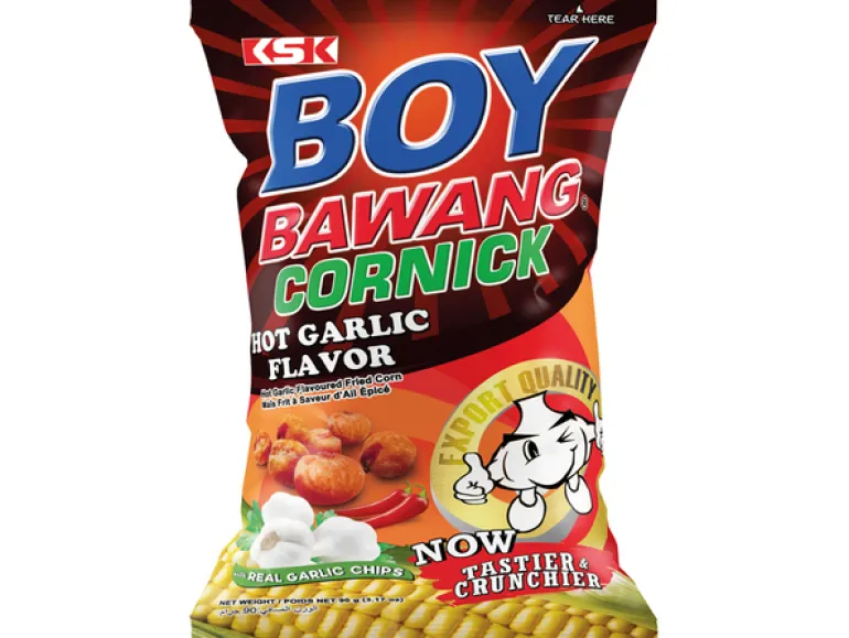 Crispy Fried Corn Hot Garlic 90g