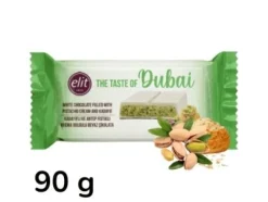 Dubai Vit Choklad Pistage & Kadayif 90g Elit