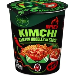 Extra Spicy Kimchi Ramyun Nudelkopp 98g Bibigo