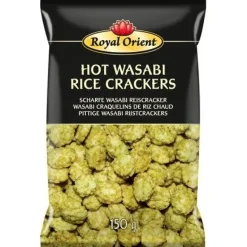 Hot Wasabi Rice Cracker 150g Royal Orient