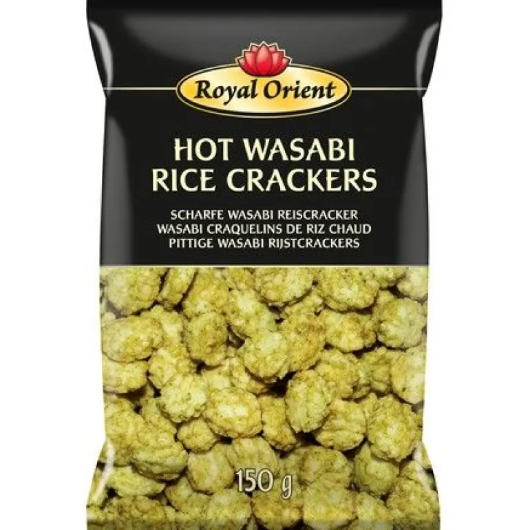 Hot Wasabi Rice Cracker 150g Royal Orient