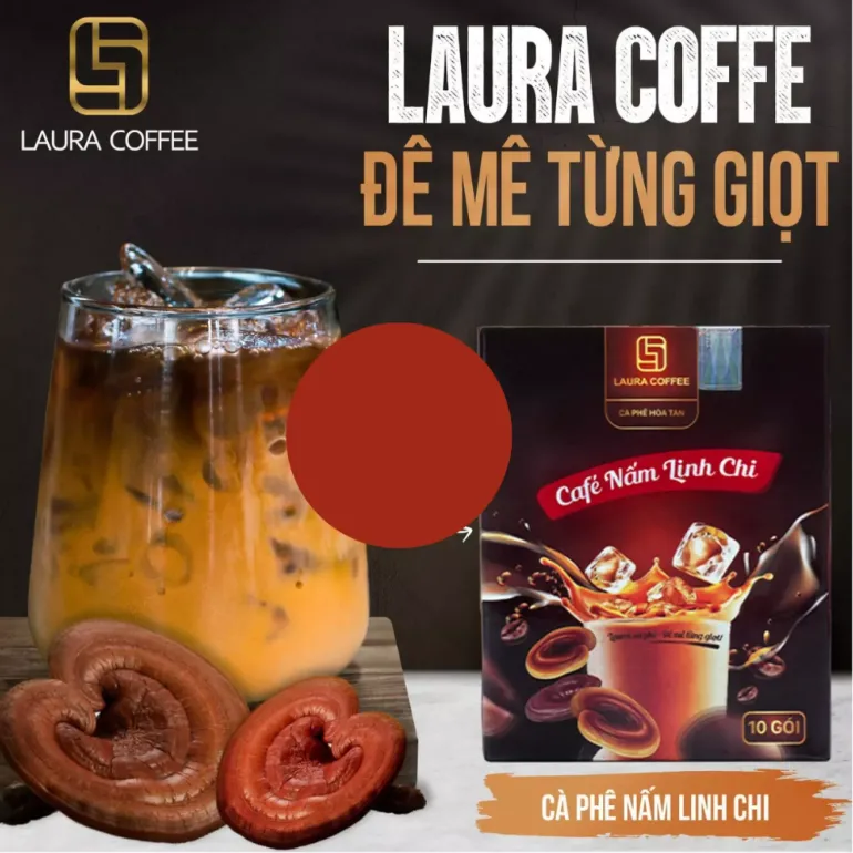 Instant Lingzi Cordyceps Coffee 10pk Laura Coffee
