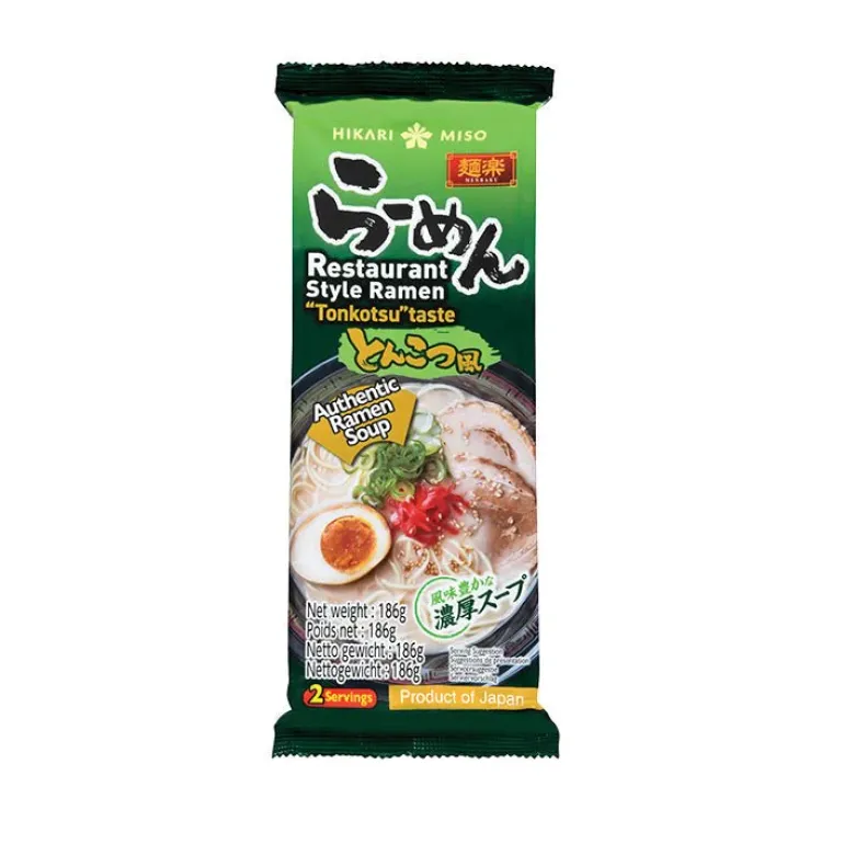 Japansk Ramen Tonkotsu 2 Portion 186g Hikari