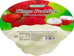 Kingo Lychee Pudding with Nata de Coco 420g