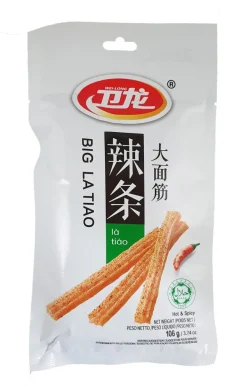 Latiao Gluten Snacks Hot & Spicy Big 106g DMJ Wei Long