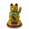 Lyckokatt Vinkande Guld 11cm
