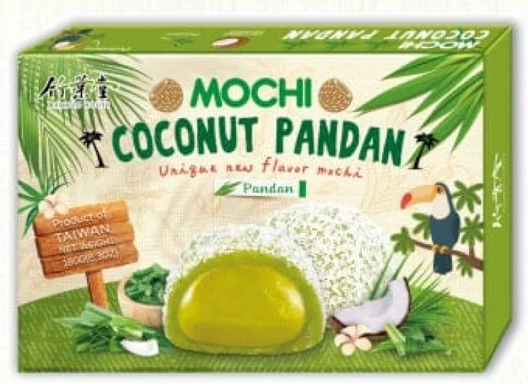 Mochi Coconut Pandan 180g Bamboo House