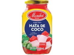 Nata De Coco Röd i Sockerlag 340g Monika
