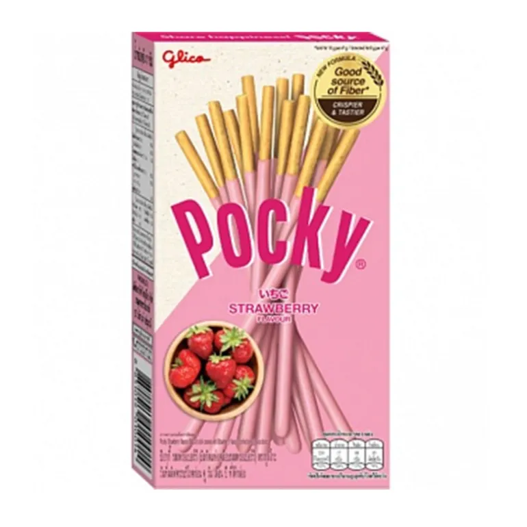 Pocky Snackspinnar Jordgubb 47g