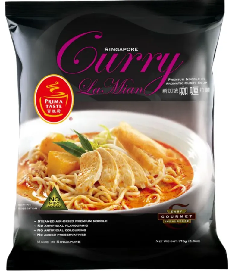 Prima Taste Curry La Mian Snabbnudlar med äkta Currypasta & Kokosmjölk