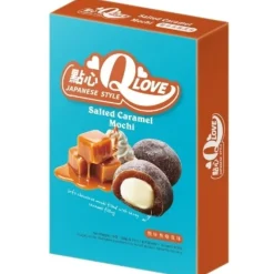 QLove Salted Caramel Deluxe Mochi 180g Taiwan