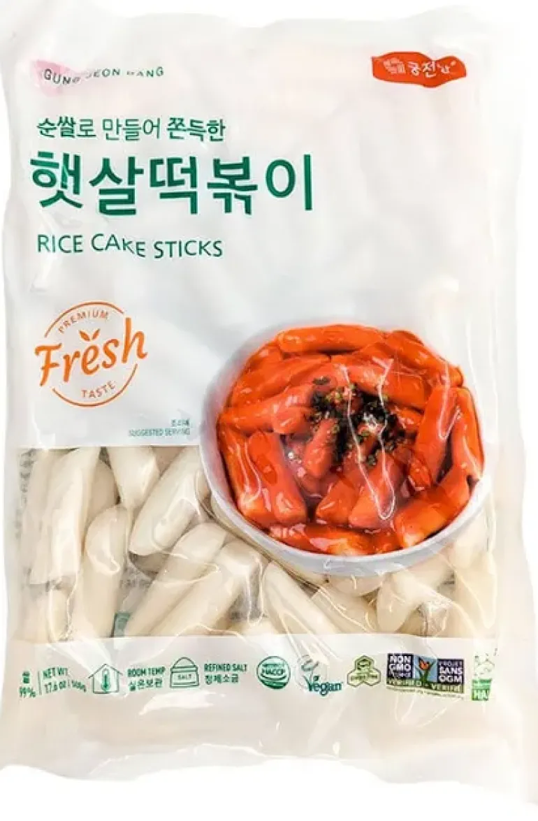 Rice Cake Sticks XL Tteokbokki 500g Korea