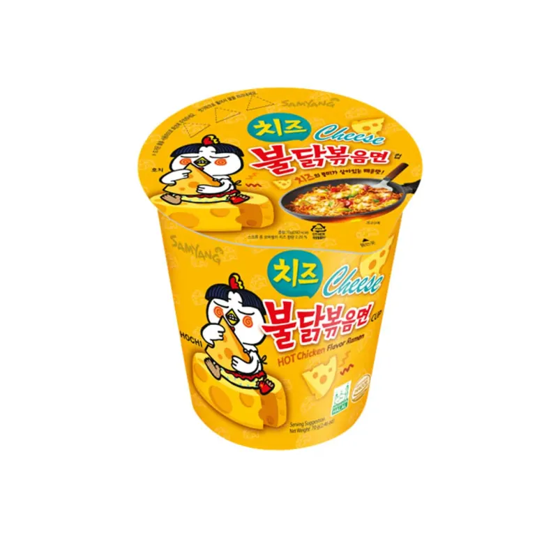 Samyang Hot Chicken Cheese Kopp 80g