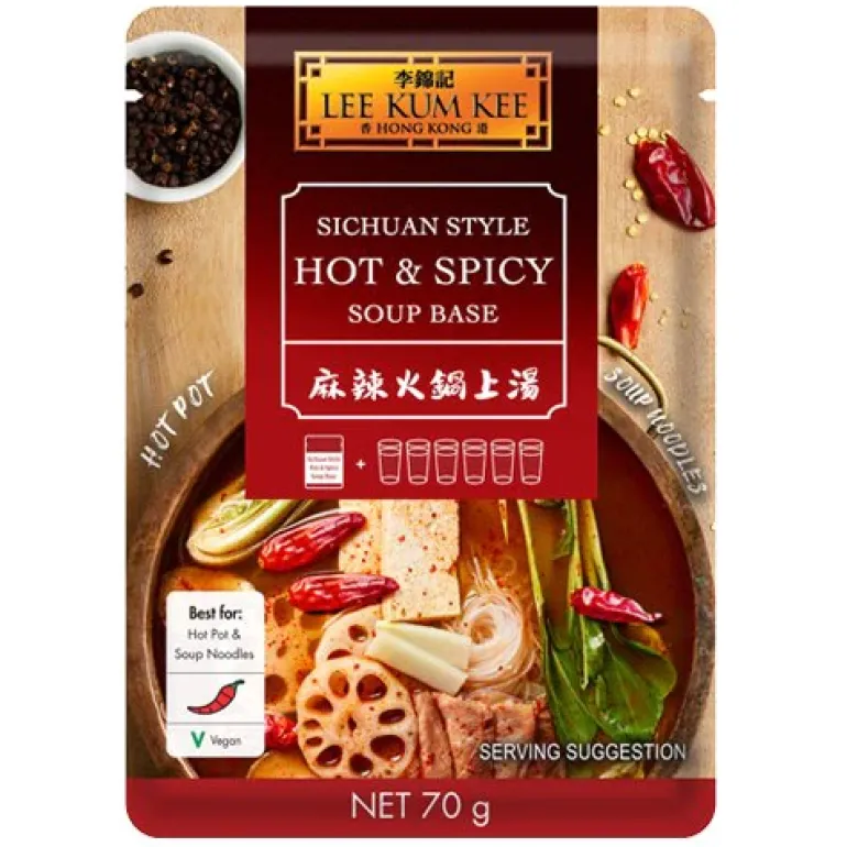 Sichuan Stil Het & Stark Soppbas 70g LKK