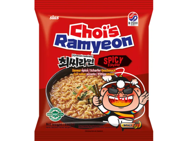Spicy Ramen Nudlar 110g Choi’s Ramyeon