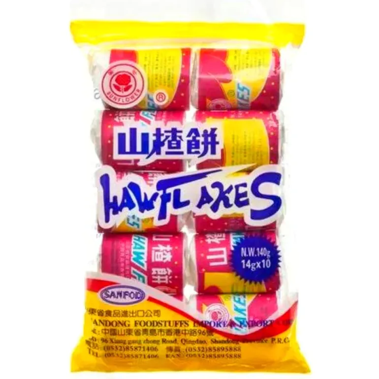 Sunflower Haw Flakes Godis 140g