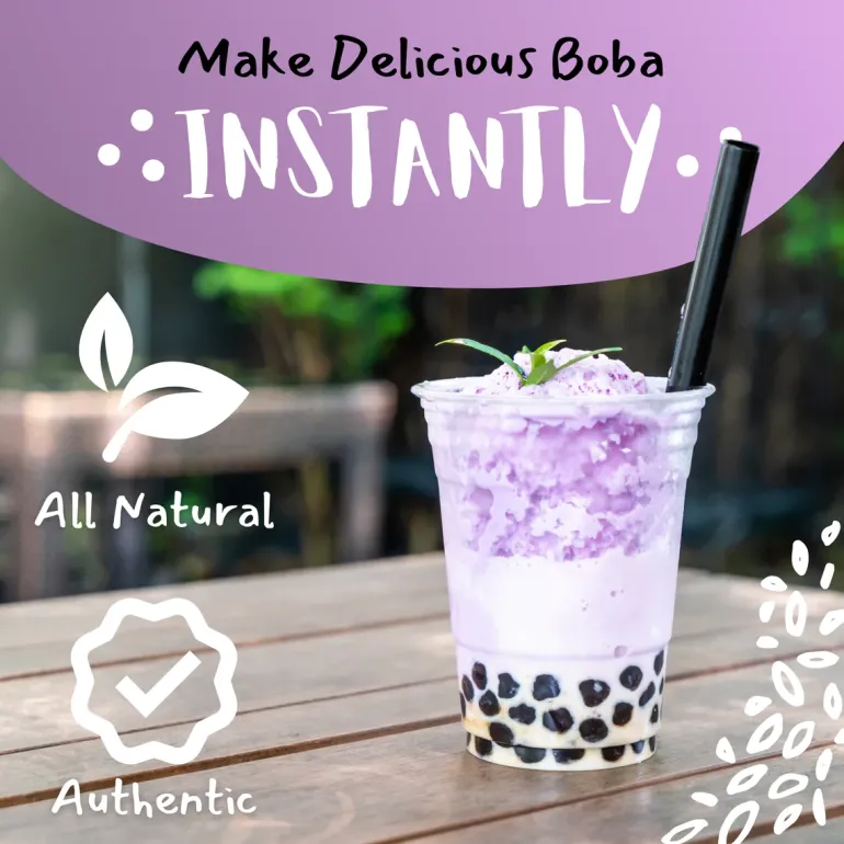 Taro Mjölk Te Boba Pulver 450g