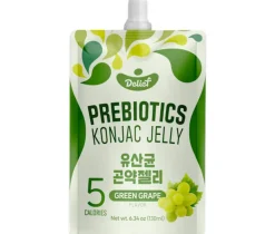 Vegansk Kollagen Konjak Jelly Grön Druva 120g Delief